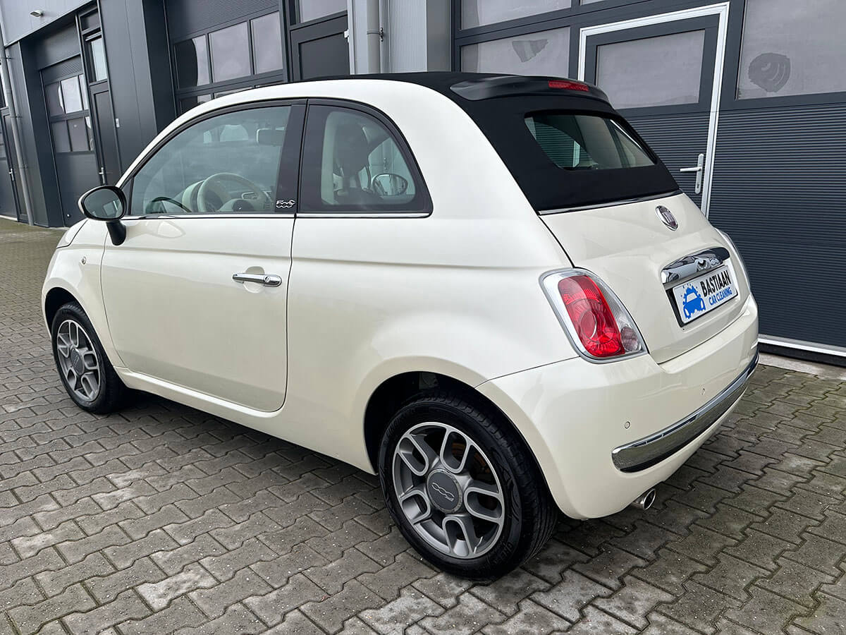 Fiat 500c, gepolijst, Gyeon Moha Evo glascoating