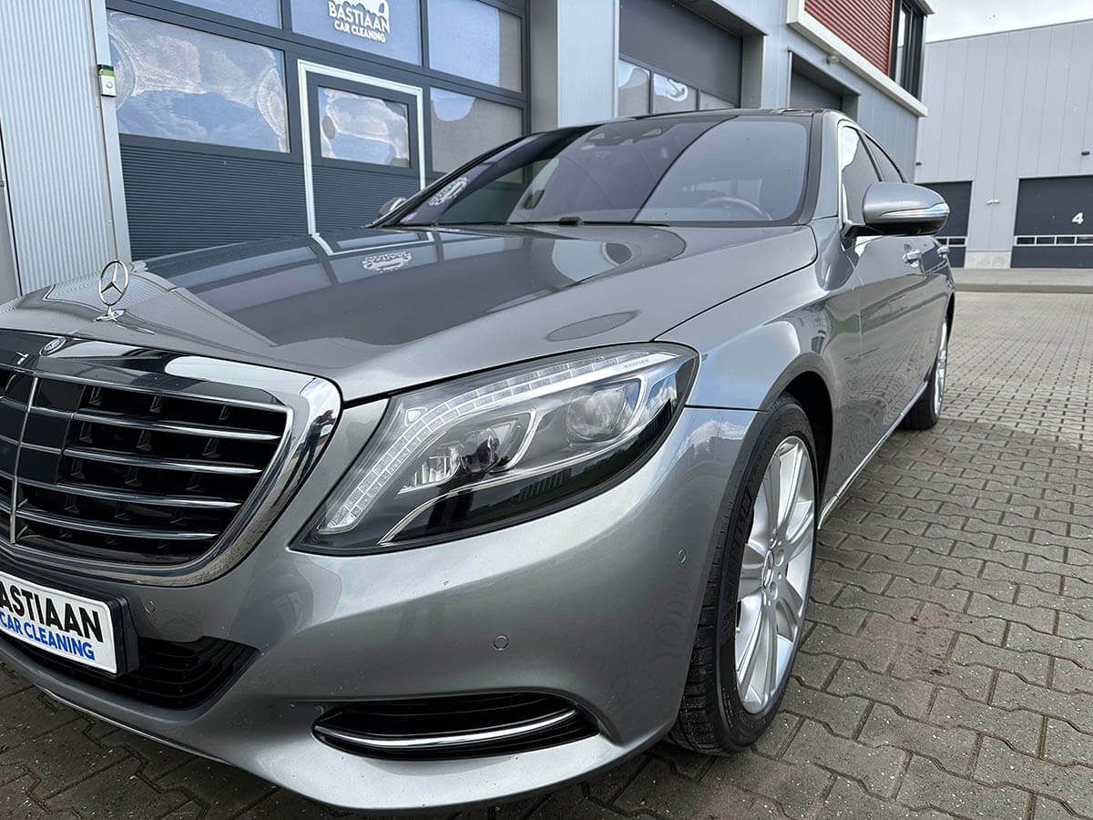 Mercedes Benz S500, gepolijst, Gyeon Mohs Evo glascoating